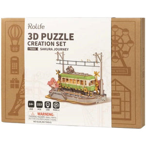 Robotime Construction Puzzles DIY - Sakura Journey