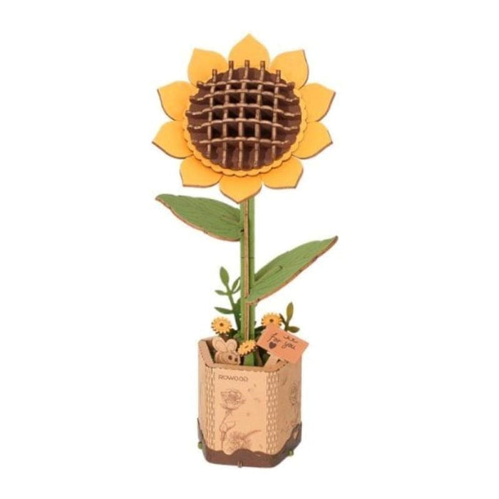 DIY Wood Bloom - Sunflower