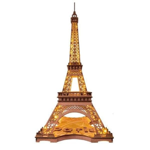 Robotime Construction Puzzles Rolife DIY - Night Of The Eiffel Tower