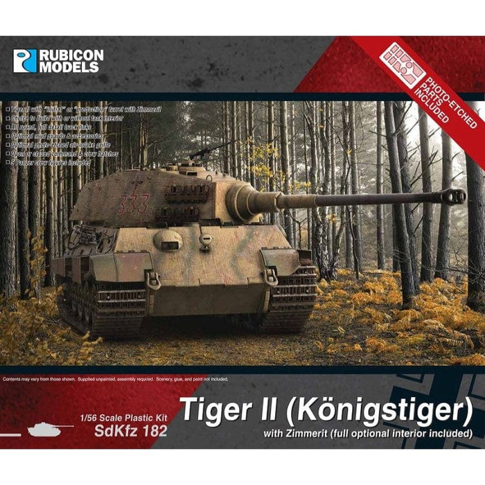 Bolt Action - German - Tiger II Konigstiger with Zimmerit Super Heavy Tank