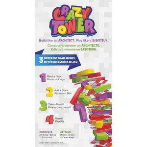 Synapse Games Board & Card Games Crazy Tower - Party Game