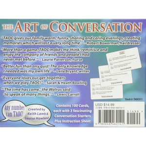 TAOC Board & Card Games Art of Conversation - Card Game