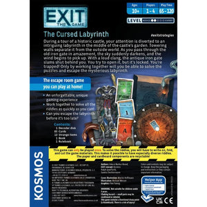 Thames & Kosmos Board & Card Games Exit the Game The Cursed Labyrinth