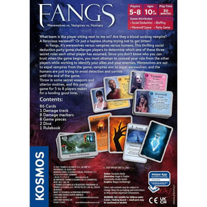 Thames & Kosmos Board & Card Games Fangs - Vampires vs Werewolves vs Humans