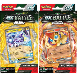 The Pokemon Company Trading Card Games Pokemon TCG - ex Battle Deck - Miraidon/Victini (Assorted) (12/07/2024 Release)