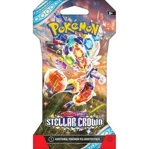 The Pokemon Company Trading Card Games Pokemon TCG - Scarlet & Violet 7 - Stellar Crown - Blister (13/09/2024 Release)