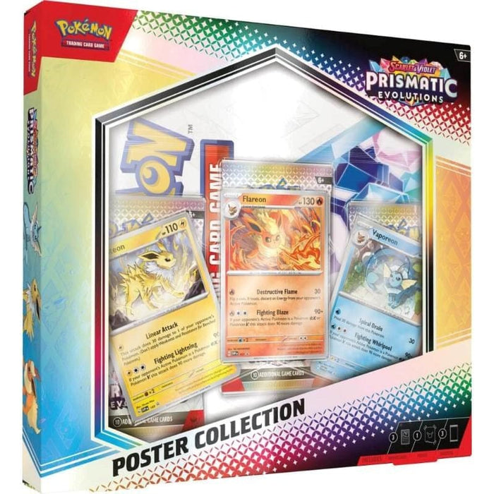 Pokemon TCG - Scarlet & Violet 8.5 - Prismatic Evolutions Poster Collection (Preorder - 17/01/2025 Release)