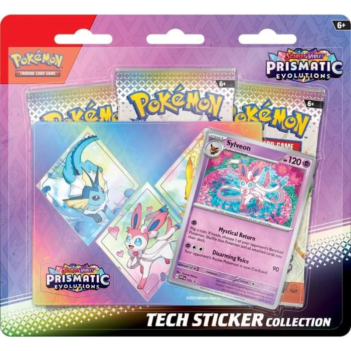 Pokemon TCG - Scarlet & Violet 8.5 - Prismatic Evolutions Tech Sticker Collection (Preorder - 17/01/2025 Release)