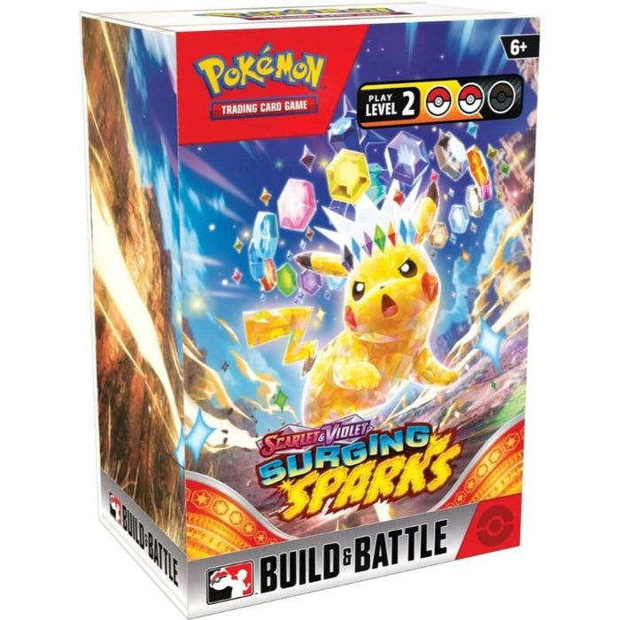 Pokemon TCG - Scarlet & Violet 8 - Surging Sparks - Build & Battle Box (one per customer)