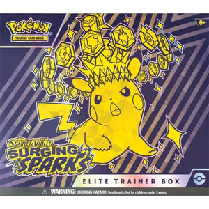 The Pokemon Company Trading Card Games Pokemon TCG - Scarlet & Violet 8 - Surging Sparks - Elite Trainer Box (08/11/2024 Release)