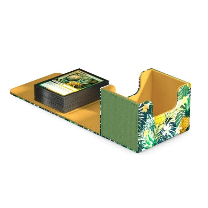 Deck Box - Ultimate Guard Exclusive Sidewinder - Floral Places Part 2 - (Holds 100+ cards) Bahia Green