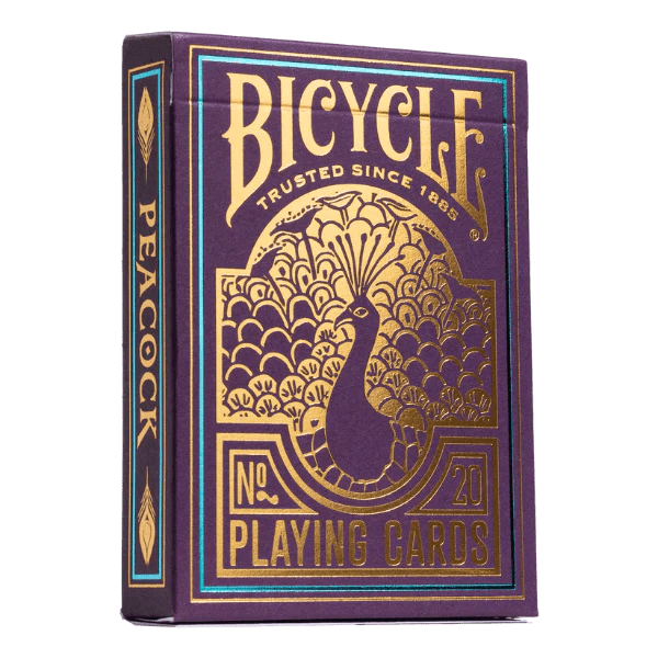 Playing Cards - Bicycle Purple Peacock