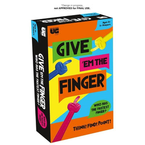 University Games Board & Card Games Give 'Em The Finger - Party Game