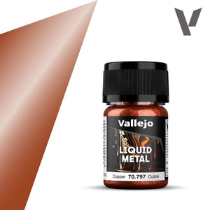 Vallejo Hobby Paint - Vallejo Liquid Metal - Copper V2 - 35ml