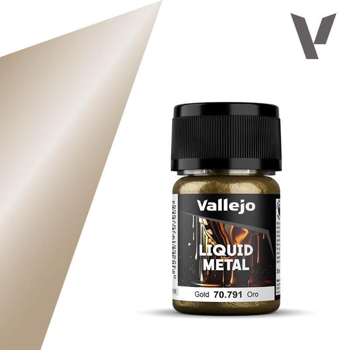 Paint - Vallejo Liquid Metal - Gold V2 - 35ml