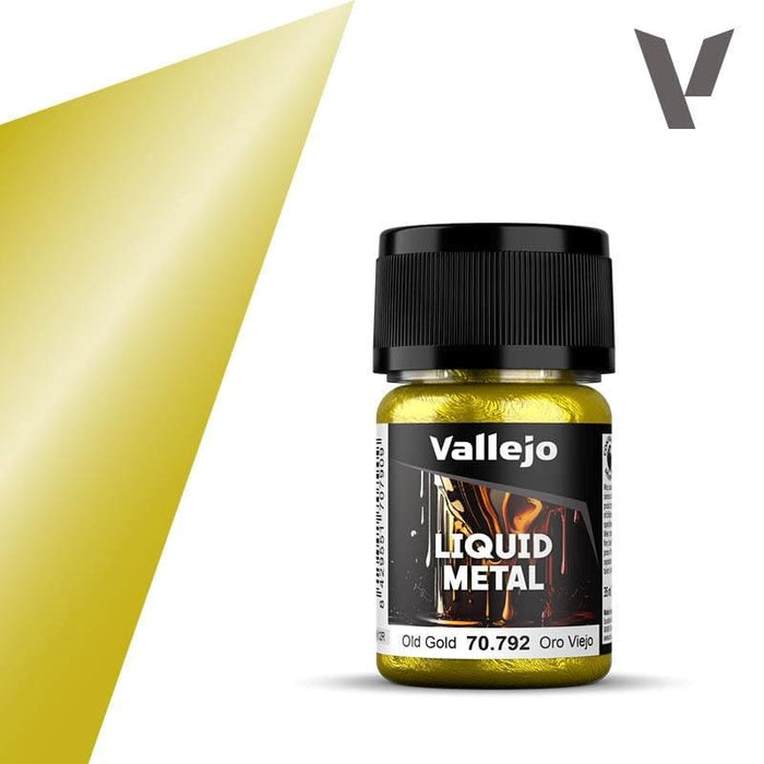 Paint - Vallejo Liquid Metal - Old Gold V2 - 35ml