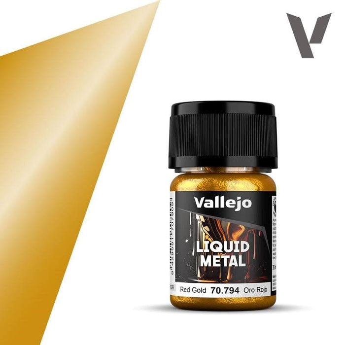 Paint - Vallejo Liquid Metal - Red Gold V2 - 35ml