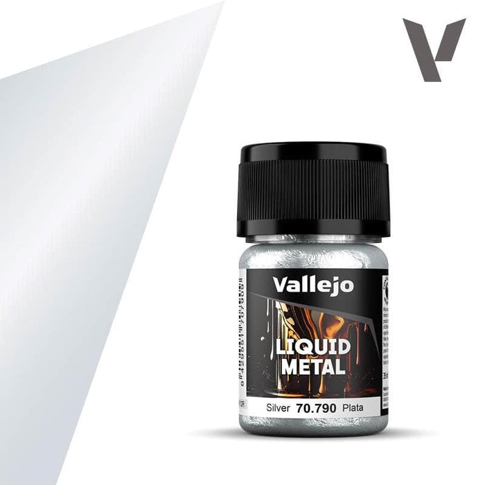 Paint - Vallejo Liquid Metal - Silver V2 - 35ml