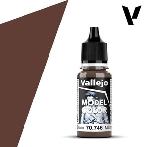 Vallejo Hobby Paint - Vallejo Model Color - #016 - Chestnut Brown V2