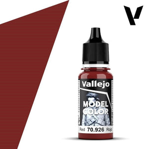 Vallejo Hobby Paint - Vallejo Model Color - #034 - Red V2