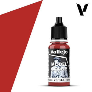 Vallejo Hobby Paint - Vallejo Model Color - #038 - Dark Vermilion V2