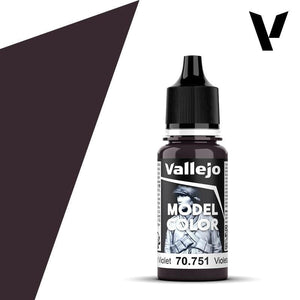 Vallejo Hobby Paint - Vallejo Model Color - #054 - Black Violet V2