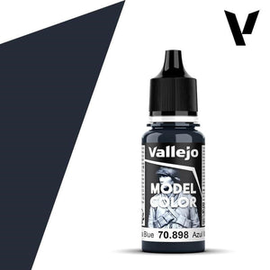 Vallejo Hobby Paint - Vallejo Model Color - #072 - Dark Sea Blue V2