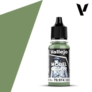 Vallejo Hobby Paint - Vallejo Model Color - #076 - Green Sky V2