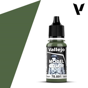 Vallejo Hobby Paint - Vallejo Model Color - #086 - Intermediate Green V2