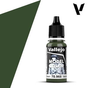 Vallejo Hobby Paint - Vallejo Model Color - #088 - Flat Green V2