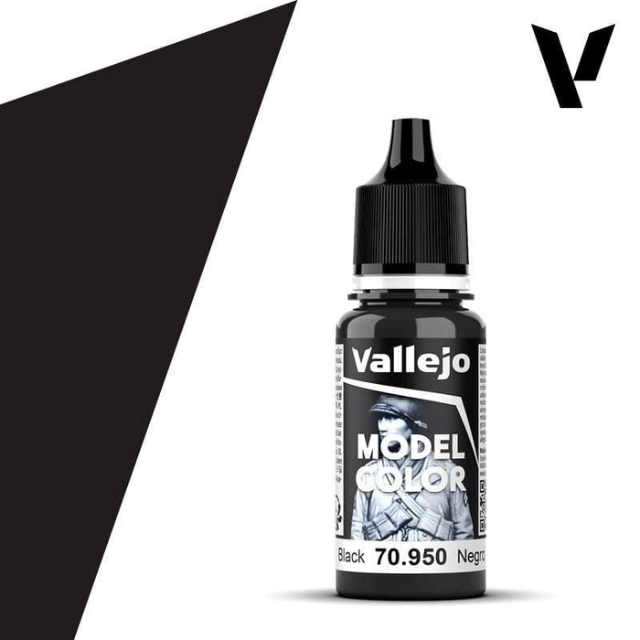 Paint - Vallejo Model Color - #191 - Black V2