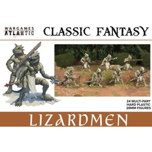 Wargames Atlantic Miniatures Wargames Atlantic - Classic Fantasy - Lizardmen (24 Models)