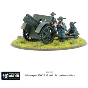 Warlord Games Miniatures Bolt Action - Italy - Alpini 100/17 Modello 14 Medium Artillery