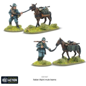 Warlord Games Miniatures Bolt Action - Italy - Alpini Mule Teams