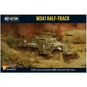 Warlord Games Miniatures Bolt Action - United States - M3A1 Half-track (Plastic Boxset)