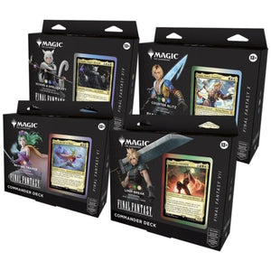 Wizards of the Coast Trading Card Games Magic: The Gathering - Final Fantasy - Commander Deck Display (Set of 4) (Preorder - 13/06/2025 Release)