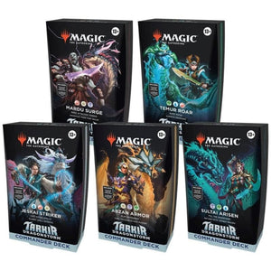 Wizards of the Coast Trading Card Games Magic: The Gathering - Tarkir Dragonstorm - Commander Deck Display (Set of 5) (11/04/2025 Release)