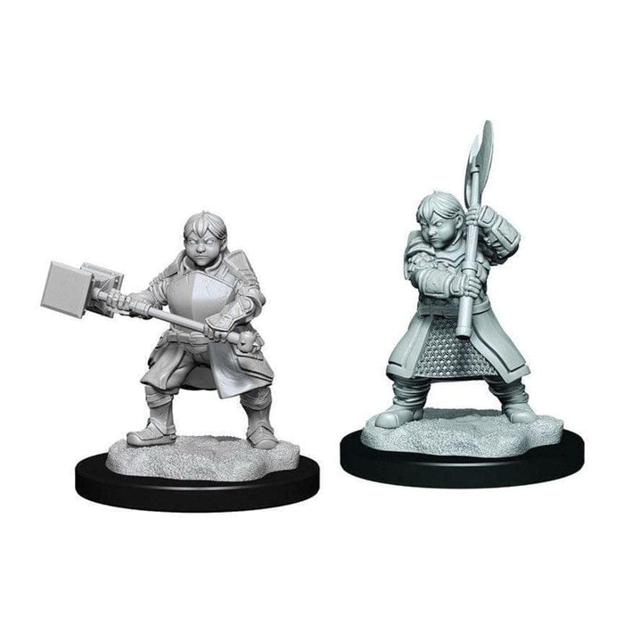 Critical Role Unpainted Miniatures - Dwarf Dwendalian Empire Fighter Female