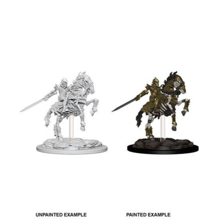 Wizkids Unpainted Miniatures - Deep Cuts - Skeleton Knight on Horse