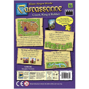 Z-Man Games Board & Card Games Carcassonne - Count, King & Robber Expansion