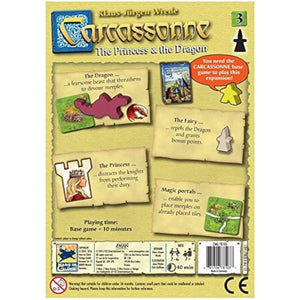 Z-Man Games Board & Card Games Carcassonne - Princess and Dragon Expansion