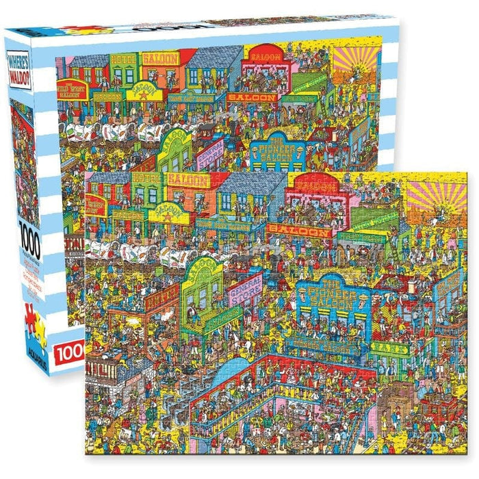 Where's Waldo - Wild West (1000pc) Aquarius