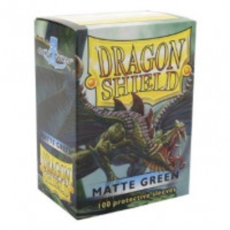 Dragon Shield Sleeves Green Matte (100) - 63x88 mm – Gumnut