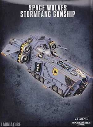 Games Workshop Miniatures Warhammer 40K - Space Wolves - Stormfang Gunship (Boxed)