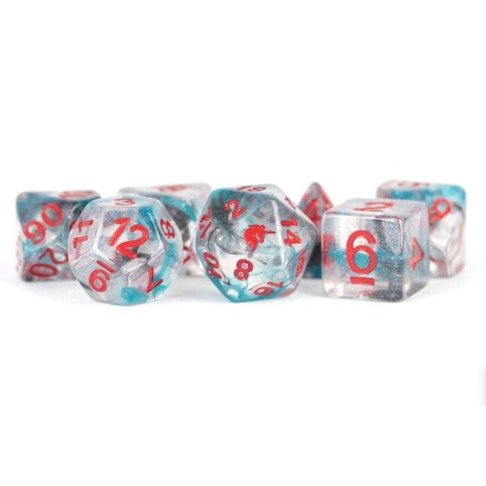 Dice - Unicorn Resin Polyhedral - Unicorn Battle Wounds (MDG)