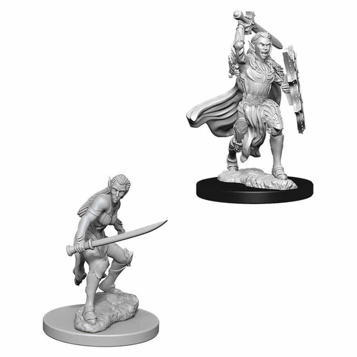 Wizkids Unpainted Miniatures - Nolzur's - Elf Female Fighter